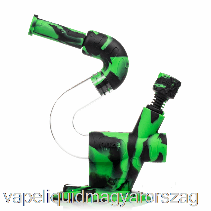 Ooze Swerve Szilikon Vízpipa Kaméleon (fekete / Zöld) Vape Toll